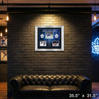 Darryl Sittler Career Collage - Impression encadree - 35" x 31"-Dimensions finales: 35.5x31.5