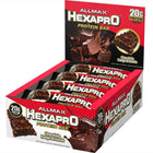 Allmax - Barres protéinées Hexparo, chocolat et brownie au fudge - Lot de 12-Paquet de 12