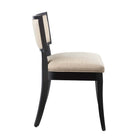 Modway - Pristine Tissu rembourré Chaises de salle à manger Ensemble de 2 - Beige-Assemblée requise