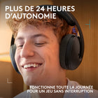 Logitech - G325 LIGHTSPEED, Casque gaming sans fil Bluetooth - Noir-Commandes simplifiées : prêt à jouer dès la sortie de la boîte avec des commandes, une alimentation et un volume facilement accessibles. Personnalisable avec le logiciel G HUB et l’application mobile