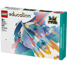 LEGO - Kit de science Mission lunaire-1 fusée, 1 rampe de lancement, 1 serre, 2 minifigurines d'astronautes, 2 expériences et plus encore