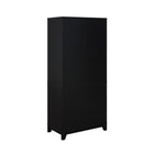 Manhattan Comfort - Sheridan 31,49 po Bibliothèque Armoire Style Mid-Century Moderne - Noir-Nettoyage : Essuyez avec un chiffon humide, en évitant l’excès d’humidité. . À éviter : Les produits chimiques agressifs ou les nettoyants abrasifs qui peuvent endommager la surface. . Entretien : Gardez à l’écart de l’humidité excessive, car le produit peut gonfler ou se déformer s’il est exposé à l’eau ou à l’humidité. . Protection : Utilisez des sous-verres ou des sets pour éviter les rayures ou les taches