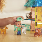 Magna-Tiles - Ensemble de construction magnétique Parc à chiots 27 pièces-Sécurité garantie: Toutes les pièces MAGNA-TILES sont conçues pour résister à d’innombrables heures de jeu. Notre grille exclusive empêche la fissuration, tandis que les rivets de fixation maintiennent les aimants en sécurité