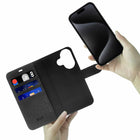 Blu Element - Étui Folio 2-in-1 MagSafe pour iPhone 17 - Noir-Ajustement précis avec accès facile à tous les ports