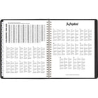 AT-A-GLANCE - Agenda hebdomadaire/mensuel de direction 2026 - 8 3/4 po H x 6 7/8 po l - noir - anglais-Papier ameliore resistant aux bavures