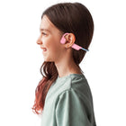 myFirst - Kids Airwaves Casques sans fil à oreilles ouvertes pour enfants - Rose-Sont livrés avec un câble de charge Type - C pour une charge pratique, compatible avec les appareils modernes
