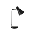 Monarch Specialties - Luminaire - 17 po H Lampe De Table - Métal Noir - Métal Argenté - Contemporain-Cette élégante lampe de table de 17 pouces de haut présente une combinaison élégante de métal noir avec des accents de métal argenté et est surmontée d'un abat-jour conique contemporain, ce qui en fait l'éclairage décoratif parfait pour votre bureau, votre chambre à coucher ou votre salle de séjour