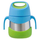 b.box - Boîte alimentaire isotherme - 335ml - Brise Océane-Conception adaptée aux enfants avec poignées faciles à saisir, cuillère-fourchette intégrée et pièces amovibles favorisant l’autonomie