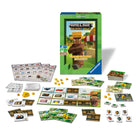 Ravensburger - Jeux de Société Minecraft : Constructeurs et Biomes-Si vous possédez les bons blocs, vous pouvez construire les structures de votre plateau. Seuls ceux qui planifient intelligemment et forment les plus grands groupes d'un même attribut reçoivent de nombreux points d'expérience dans les trois niveaux du jeu et peuvent gagner. Méfiez-vous des monstres bien connus de Minecraft comme Creeper, Zombie et Enderman, également cachés dans les piles de cartes. Si vous osez affronter un monstre, des poi