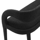 Modway - Pinnacle Tissu Boucle Banc d’accent - Noir-8