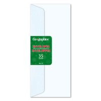 Geographics - Enveloppes No.10, Pins et Flocons de Neige - 35 Pqt-Compatible avec les imprimantes jet d'encre et laser