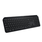 Logitech - MX Keys S Clavier sans fil - Noir-Double connectivité - connectez-vous via la technologie Bluetooth Low Energy ou le récepteur USB Logitech (sans fil 2,4 GHz, portée de 10 m)