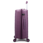 TUCCI - Bagage à main rigide Lussore 20 po - Violet-Texture anti-rayures – Préserve son apparence grâce au déplacement. Une finition texturée qui résiste aux éraflures et conserve son aspect lisse de voyage après trip