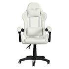 Chaise de jeu Ravagers de CorLiving - Blanc-Le tissu en PVC de haute qualité est durable et facile à nettoyer
