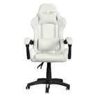 Chaise de jeu Ravagers de CorLiving - Blanc-Le tissu en PVC de haute qualité est durable et facile à nettoyer