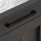 Sauder - La Collection Tiffin Line Bureau - Finition Raven Oak-Bords thermoplastiques résistants aux chocs et de haute qualité pour une durabilité accrue