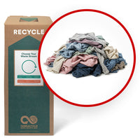 TerraCycle - Tissus et vêtements - Zero Waste Box- Grande-Veuillez nous envoyer tout produit textile ou à base de tissu.