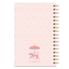Studio Oh! - Cahier à spirale de format moyen - 5-3/4 po x 8-3/4 po - Ligné - 80 feuilles - Défilé de léopards-Papier sans acide et recyclable