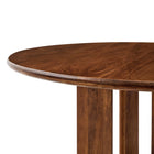 Modway - Rivian Ronde 48 po Bois Table à manger, Noyer-9