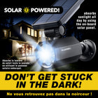 Bell+Howell - Projecteur solaire de jardin bionique à mouvement extérieur-Lampes solaires paysagères faciles à installer: piquet et matériel inclus à planter au sol ou à fixer sur clôture installation simple 1 2 3 pour allées et chemins