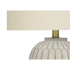 Monarch Specialties - Luminaire - 24 po H Lampe De Table - Résine Crème - Abat-Jour Ivoire / Crème - Transitionnel-Dimensions assemblées: 14,5 po L x 14,5 po P x 24 po H. base: 8,25 po L x 8,25 po P x 12,5 po H. abat-jour: 14,5 po L x 14,5 po P x 10 po H