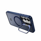 Blu Element - Coque Chromatic Kick Compatible MagSafe Galaxy S25 - Bleu Marine-Boutons ultra-réactifs
