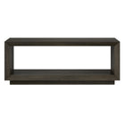 Hudson&Canal - Table basse rectangulaire  Evie 48 po de largeur - brun aulne-La table est fabriquée à partir de matériaux MDF de haute qualité et durables