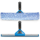 Gritt Commercial - Ensemble de nettoyage de vitres pivotant - Raclette de 14 po - Lave-vitres de 14 po - Lot de 3-9
