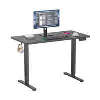 ShoppingAll - Bureau debout électrique à double moteur 48 larg. po - Noir-Debout