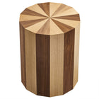 Modway - Twirl Placage de bois bicolore Table d’appoint - Noyer de chêne-5