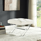 Modway - Swift Banc - Ivoire-Touffage élégant de boutons