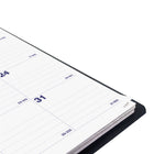 Blueline - 2026 Agenda mensuel Essential 16 mois - 9-1/4" x 7-1/4" - Noir - Bilingue-50% de papier recyclé post-consommation
