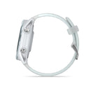 Garmin - Forerunner 570 - 42 mm, aluminium bleu nuage avec bracelet translucide Whitestone/bleu nuage-ÉCRAN AMOLED ET CADRE EN ALUMINIUM - Il s'agit de notre écran tactile AMOLED le plus lumineux avec des commandes à boutons et un cadre en aluminium disponible dans les tailles 42 mm et 47 mm.