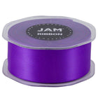 JAM Paper - Ruban de satin double face - 1 1/2" de large x 25 m - Violet-Notre ruban décoratif est fabriqué à partir de satin double face de la plus haute qualité, avec une finition lisse !