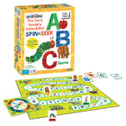 Briarpatch - Jeu ABC - Tourne et cherche - La chenille qui fait des trous -Ce jeu présente l'alphabet aux enfants en leur apprenant la différence entre les grandes et les petites lettres.