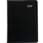 Staples - Agenda hebdomadaire/mensuel 2027 - 11 po H x 8 po l - noir - bilingue-14 mois : décembre 2026 à janvier 2028