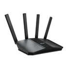 ASUS - Routeur RT-BE82U, double bande Wi-Fi 7 Smart AiMesh extensible-WiFi 7 ultra-rapide – Le routeur extensible bi-bande Wi-Fi 7 (802.11be) augmente la vitesse jusqu'à 6 500 Mbit/s, grâce à la technologie 4096-QAM qui multiplie par 1,2 la vitesse de transmission sur une seule bande de fréquence