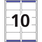 Avery - Étiquettes rectangulaires blaches avec TrueBlock, 2 po x 4 po, Paquet de 250 (5263)-Étiquettes d’un blanc éclatant dotées des technologies TrueBlock et Sure Feed qui vous permettront de masquer complètement tout ce qui se trouve en dessous, et ainsi de réutiliser en toute confiance les boîtes, les tubes d’expédition et bien plus