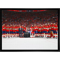 Florida Panthers 20x29 Conference Final Trophy - Toile encadree - 31" x 22"-Impression sur toile de qualité supérieure avec bordures enveloppées