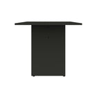 Manhattan Comfort - Table à manger moderne Nomad 172,5 cm - Gris-Table de salle à manger de style rustique avec détails en grain de bois et base en H