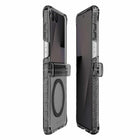 ITSKINS - Étui Hybrid_R Hinge Clear avec Magnets pour Samsung Galaxy Z Flip8 - Fumée-Protection antichute de qualité supérieure jusqu'à 3 m (10 pi)