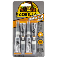 Gorilla - Trasnparent Minis 4 3g Tubes  -Crystal Clear