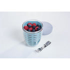 Mepal - Pot de fruits et légumes 600 mL/20oz Bleu Nordique-Convient pour réfrigérateur, congélateur, micro-ondes (sans couvercle)