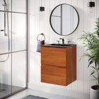 Modway - Scenic Fixation murale de 18" Vanette de salle de bain - Cerise noire-Construction en mélamine