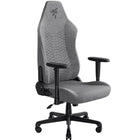 Razer - Chaise de jeu Iskur V2 X - Tissu gris-Soutien Lombaire Intégré - Conçu avec une courbe lombaire intégrée qui soutient délicatement le bas du dos et favorise une posture assise neutre, réduisant ainsi la fatigue dorsale sur de longues périodes.