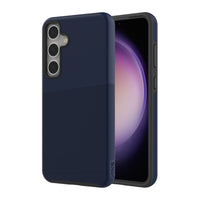 AXS - PROTech Plus étui mince anti-choc avec double couche pour Samsung Galaxy S24+ - Bleu Astral-Résistant aux chutes jusqu’a 10 pieds