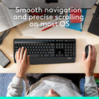 Logitech - M280 souris sans fil - Rouge-Prête à l'emploi: le récepteur sans fil fournit une connexion sans fil pratique et fiable à votre souris Logitech compacte	