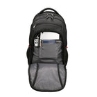 Swissdigital - Sac à dos noir SURSEE avec localisateur SDD-Bretelles réglables avec ergonomie en forme de S.