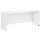 Bureau crédence Bush Business Furniture Studio C - 72 po de largeur x 24 po de profondeur - blanc (SCD372WH)-Stratifié thermiquement sur bois composite
