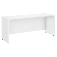 Bureau crédence Bush Business Furniture Studio C - 72 po de largeur x 24 po de profondeur - blanc (SCD372WH)-Stratifié thermiquement sur bois composite